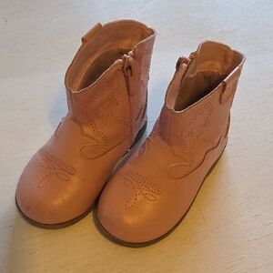 Pink‎ Toddler Boots with Side Zipper